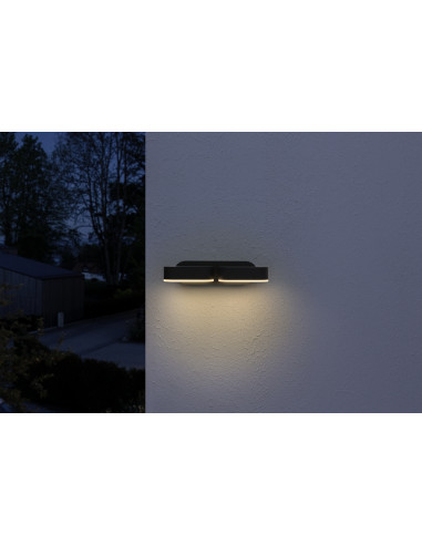 KINKIET ZEWNĘTRZNY ENDURA STYLE MINI SPOT II 13W 3000K 630LM IP44 DARK GRAY 