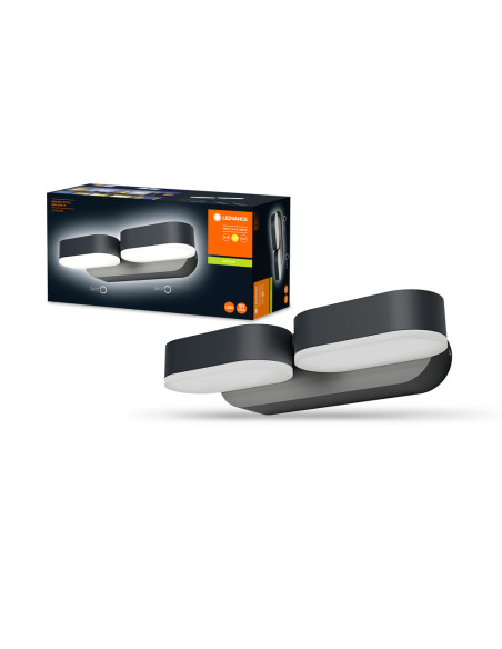 KINKIET ZEWNĘTRZNY ENDURA STYLE MINI SPOT II 13W 3000K 630LM IP44 DARK GRAY 