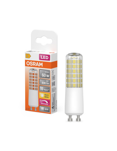 ŻARÓWKA LED SPECIAL T SLIM60 DIM 7W 2700K ciepła biała  806LM 230V GU10 