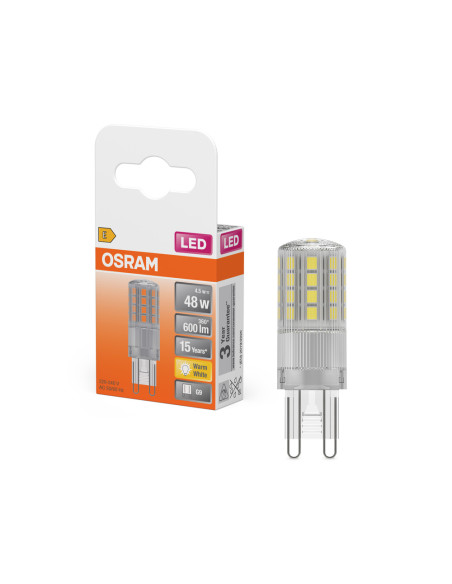 ŻARÓWKA LED STAR PIN50 CL 4,5W 2700K ciepła biała  600LM 230V G9 