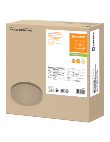 PLAFON SURFACE COMPACT 300 24W/4000K IK10 IP65 