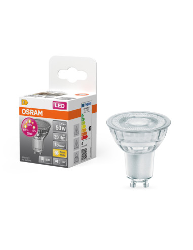 ŻARÓWKA LED STAR+ PAR16 50 3XDIM 4,5W 2700K ciepła biała  GU10 