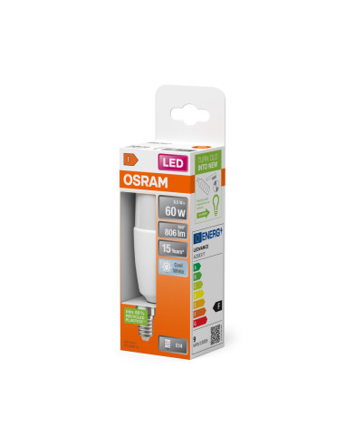 ŻARÓWKA LED STICK 60 8W 4000K neutralna biała  806LM FR E14 