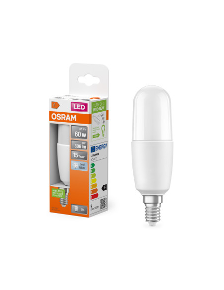 ŻARÓWKA LED STICK 60 8W 4000K neutralna biała  806LM FR E14 