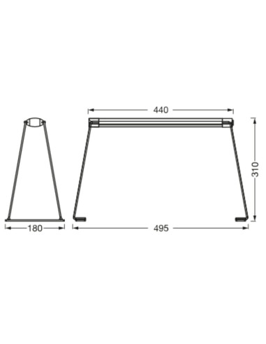 OPRAWA DO ROŚLIN INDOOR GARDEN LIGHT STAND 300 WT 
