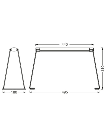 OPRAWA DO ROŚLIN INDOOR GARDEN LIGHT STAND 300 WT 