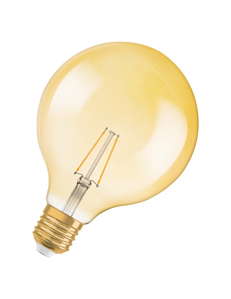ŻARÓWKA LED 1906 VINTAGE LED GOLD GLOB125 3W/2400K 200LM E27 