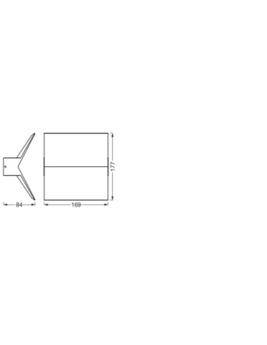 KINKIET ZEWNĘTRZNY ENDURA STYLE BAT WALL 9,5W 580LM DARK GRAY 