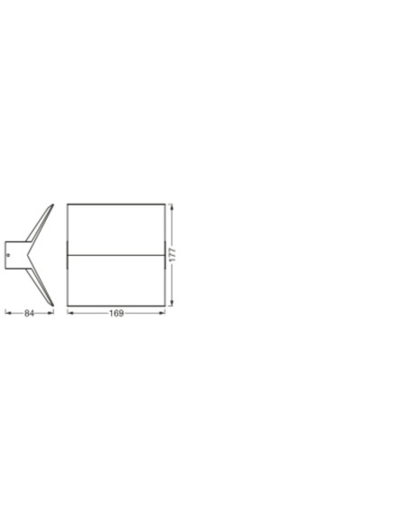 KINKIET ZEWNĘTRZNY ENDURA STYLE BAT WALL 9,5W 580LM DARK GRAY 