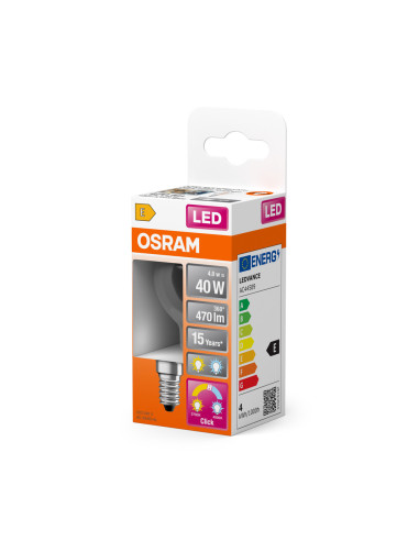 ŻARÓWKA LED STAR CLP40 ACTIVE&RELAX 4W 2700K ciepła biała &840 FIL 470LM E14 