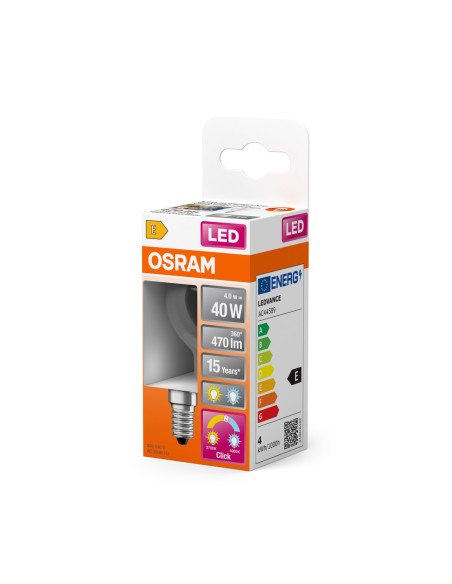 ŻARÓWKA LED STAR CLP40 ACTIVE&RELAX 4W 2700K ciepła biała &840 FIL 470LM E14 