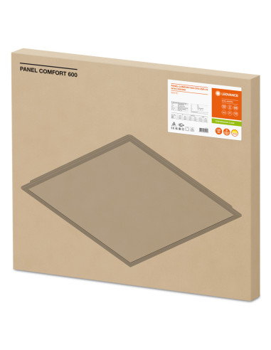 PANEL COMFORT 600 P 36W 3000K ciepła biała CRI90  4000K neutralna biała CRI90  U19 CPS 