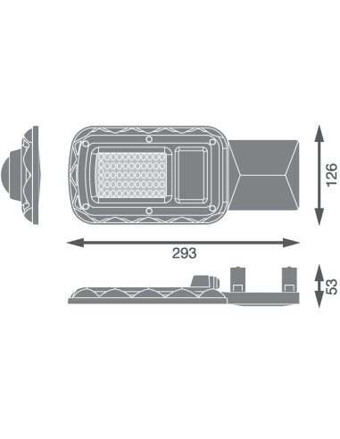 OPRAWA ULICZNA URBAN LITE S 30W 4000K neutralna biała  IP65 3450LM 2KV 