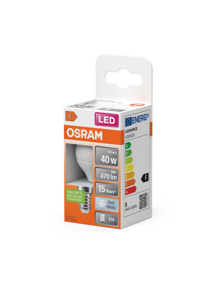 ŻARÓWKA LED STAR CLP40 FR 5W 4000K neutralna biała E14 470LM PLASTIC 