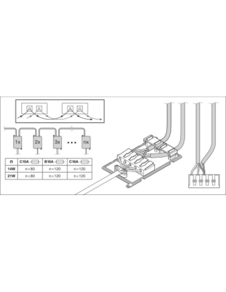 DOWNLIGHT PFM DALI DN195 21W 3000K ciepła biała  WT UGR19 