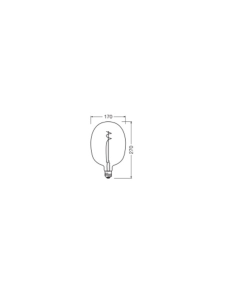 ŻARÓWKA LED 1906 VINTAGE BALLON DIM 30 4,8W 2700K ciepła biała  E27 