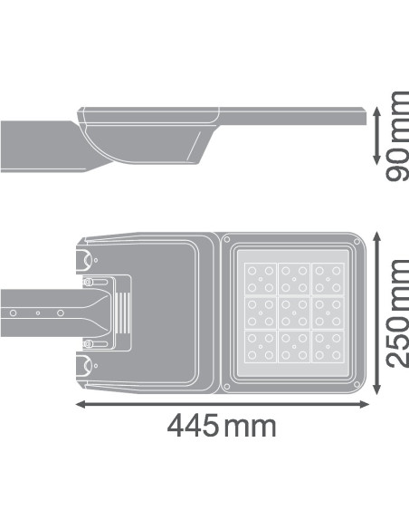 OPRAWA ULICZNA STREETLIGHT FLEX SMALL 36W 730 IP66 4950LM RV25ST ALW 