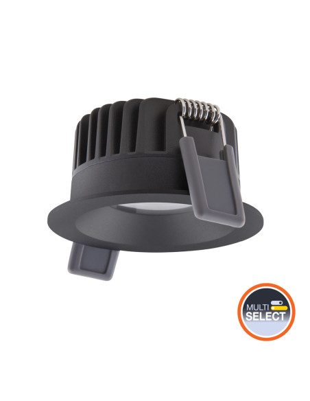 OPRAWA SPOT FIX P 8W 2700K ciepła biała CRI90  PS DIM IP44 BK 