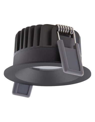 OPRAWA SPOT FIX P 8W 2700K ciepła biała CRI90  PS DIM IP44 BK 