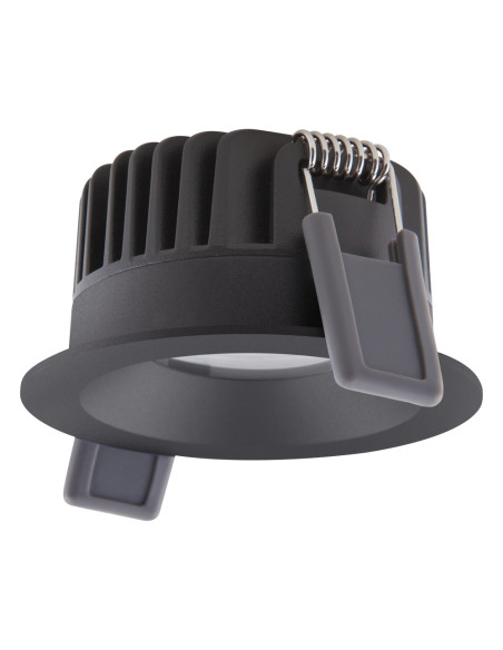 OPRAWA SPOT FIX P 8W 2700K ciepła biała CRI90  PS DIM IP44 BK 