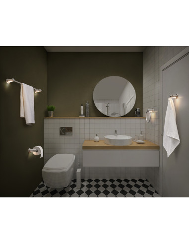 WIESZAK LED NA RĘCZNIK Z CZUJNIKIEM RUCHU I ŚWIATŁA BATHROOM TOWEL RACK SENSOR IP44 