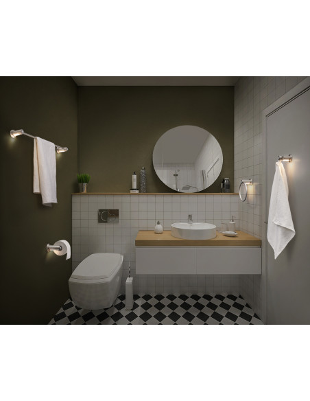 WIESZAK LED NA RĘCZNIK Z CZUJNIKIEM RUCHU I ŚWIATŁA BATHROOM TOWEL RACK SENSOR IP44 
