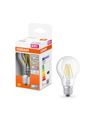 ŻARÓWKA LED STAR RF CLA40 4W 6500K zimna biała  470LM FIL E27 