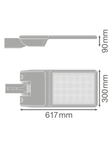 OPRAWA ULICZNA STREETLIGHT FLEX LARGE 158W 727 IP66 21150LM RV25ST ALW 