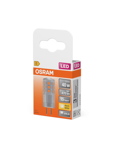 ŻARÓWKA LED PIN40 CL 4W 2700K ciepła biała  470LM 12V GY6.35 