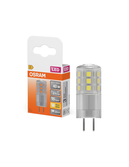 ŻARÓWKA LED PIN40 CL 4W 2700K ciepła biała  470LM 12V GY6.35 