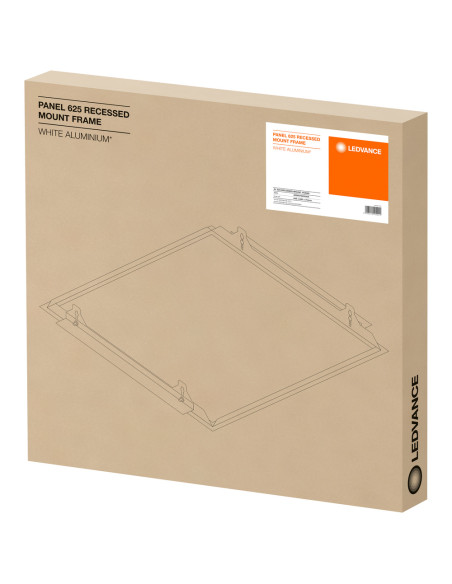 PANEL 625 RECESSED MOUNT FRAME 