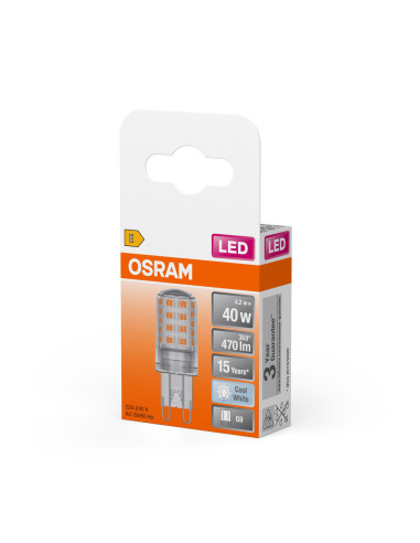 ŻARÓWKA LED STAR PIN40 CL 4,2W 4000K neutralna biała  470LM 230V G9 FS1 