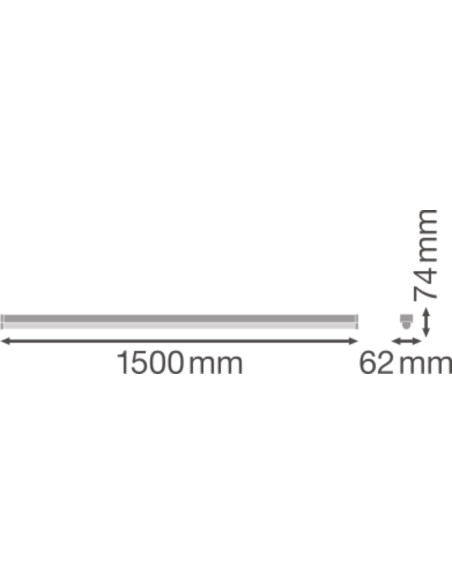 OPRAWA LINIOWA LINEAR ULTRA OUTPUT EMERGENCY 1500 30W/3000K 