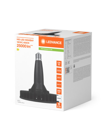 ŻARÓWKA LED HID LED HIGHBAY 20000LM 160W 4000K neutralna biała  230V UN E40 