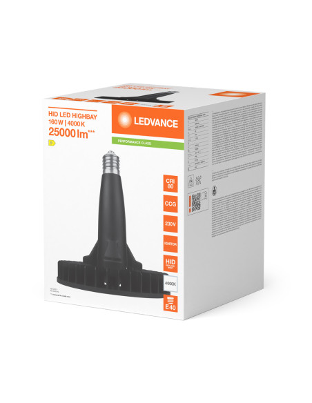 ŻARÓWKA LED HID LED HIGHBAY 20000LM 160W 4000K neutralna biała  230V UN E40 