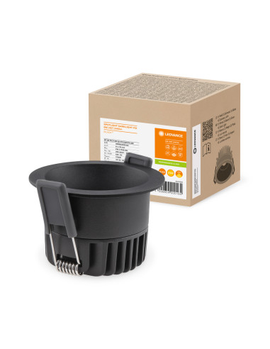 OPRAWA SPOT DK FIX P 8W 2700K ciepła biała CRI90  PS DIM IP44 BK 