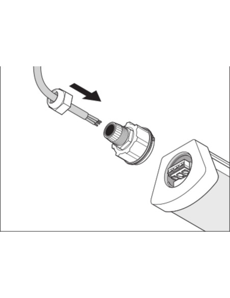 OPRAWA HERMETYCZNA DP COMPACT 1500 31W/3000K 3500LM GR IP66 