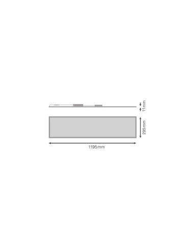 PANEL COMFORT 1200 P 33W 4000K neutralna biała  4320LM PS 
