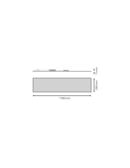 PANEL COMFORT 1200 P 33W 4000K neutralna biała  4320LM PS 