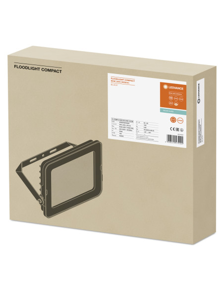 NAŚWIETLACZ FLOOD COMPACT V 90W/4000K SYM 9000LM BK IP65 
