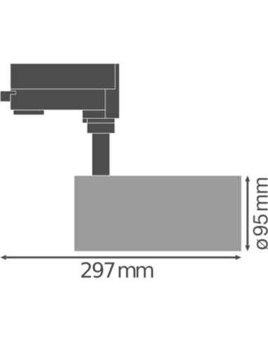 OPRAWA TRACK SP D95 55W 4000K 90RA NFL BK 