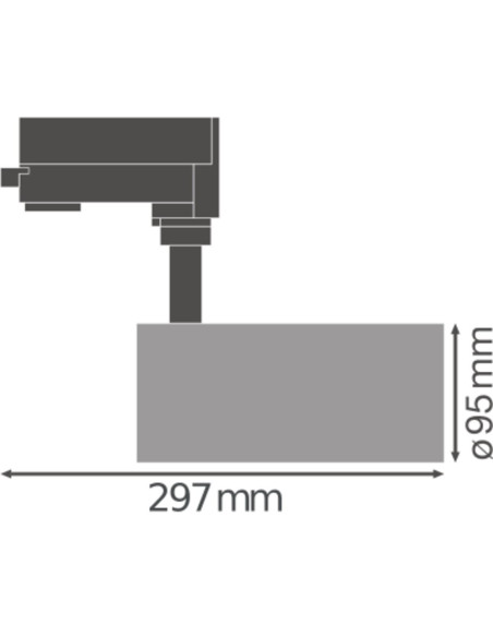 OPRAWA TRACK SP D95 55W 4000K 90RA NFL BK 