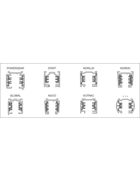OPRAWA TRACK SP ZOOM D85 25W 4000K DIM 97R BK 
