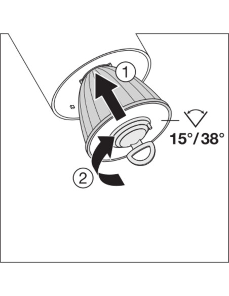 OPRAWA TRACK SP D75 25W 3000K 90RA NFL GY 