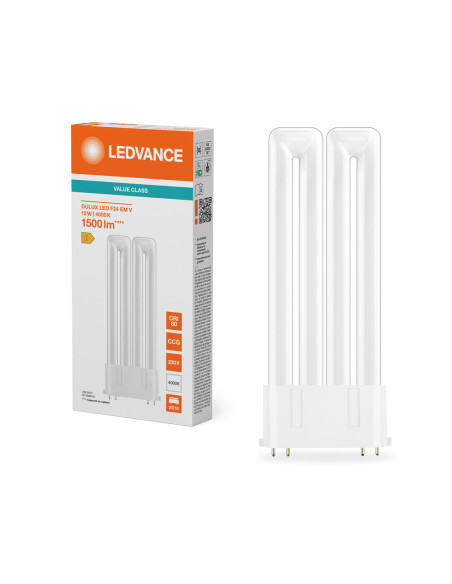 ŚWIETLÓWKA LED V DULUX LED F24 EM 12W 4000K neutralna biała  2G10 1500LM 