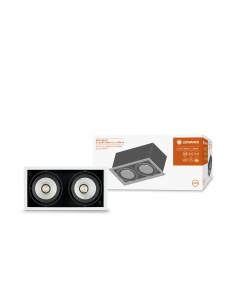 SPOT MULTI 2X30W/4000K FL WT/BK 