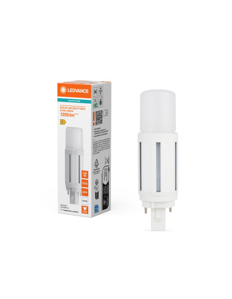 ŚWIETLÓWKA LED V DULUX LED D26 VT EM 9.5W 4000K neutralna biała  G24D-3 1200LM 