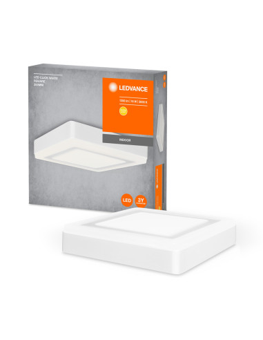 OPRAWA LED SQUARE 200MM 16W 750LM CLICK  