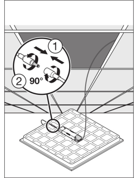 PANEL COMFORT UGR19 DALIVR 600 P 33W 3000K ciepła biała  4320LM 