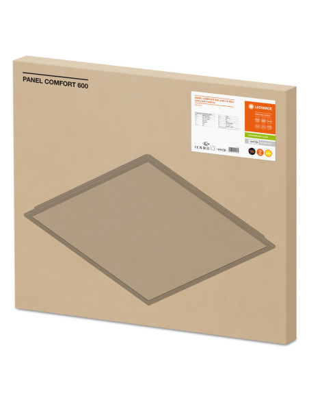 PANEL COMFORT UGR19 DALIVR 600 P 33W 3000K ciepła biała  4320LM 